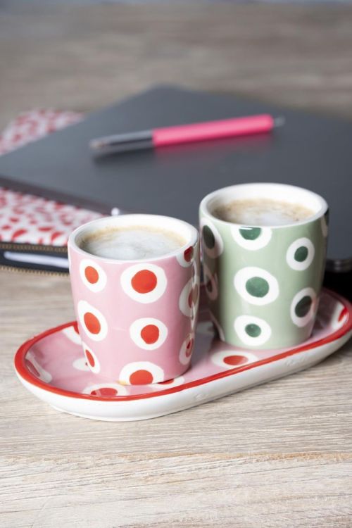 Que Rico Mug Valentina (Green dots) - Panache (Koksijde)