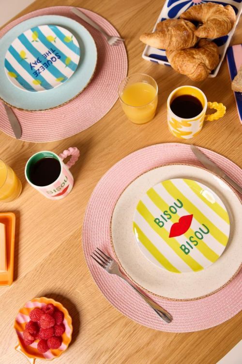 Que Rico Ontbijtbord Squeeze The Day (Blue) - Panache (Koksijde)