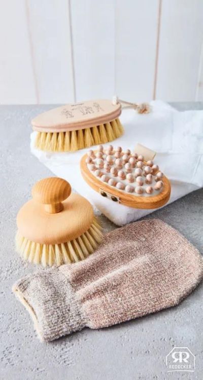 Redecker Brosse de massage anti-cellulite (Hout) - Panache (Koksijde)