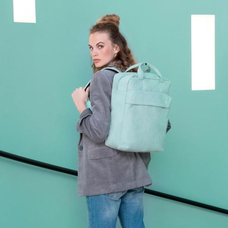 Reisenthel Allday backpack M Cord (Mint) - Panache (Koksijde)