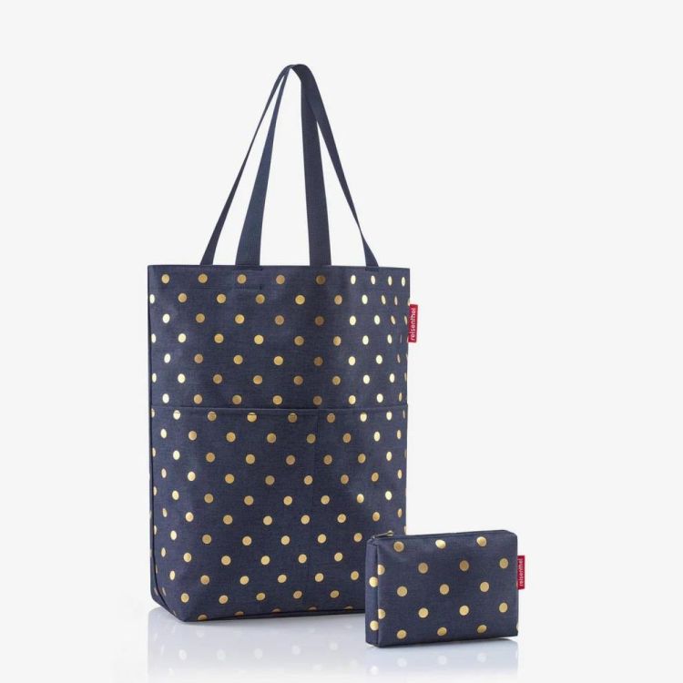 Reisenthel Dream Team metallic dots Cityshopper 2 + gratis Pocketcase (Blue) - Panache (Koksijde)