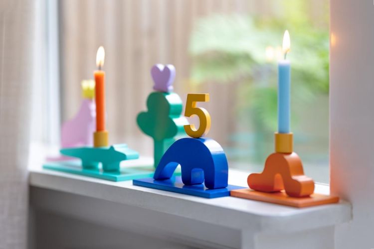 Remember Animal verjaardagstrein set (Multi) - Panache (Koksijde)