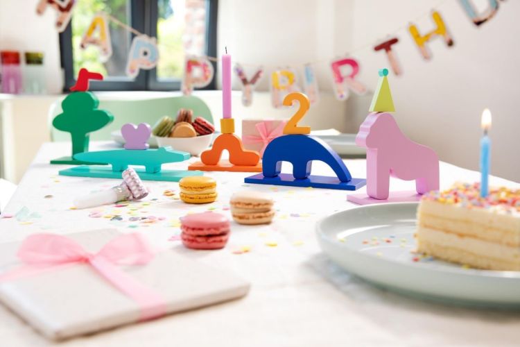 Remember Animal verjaardagstrein set (Multi) - Panache (Koksijde)