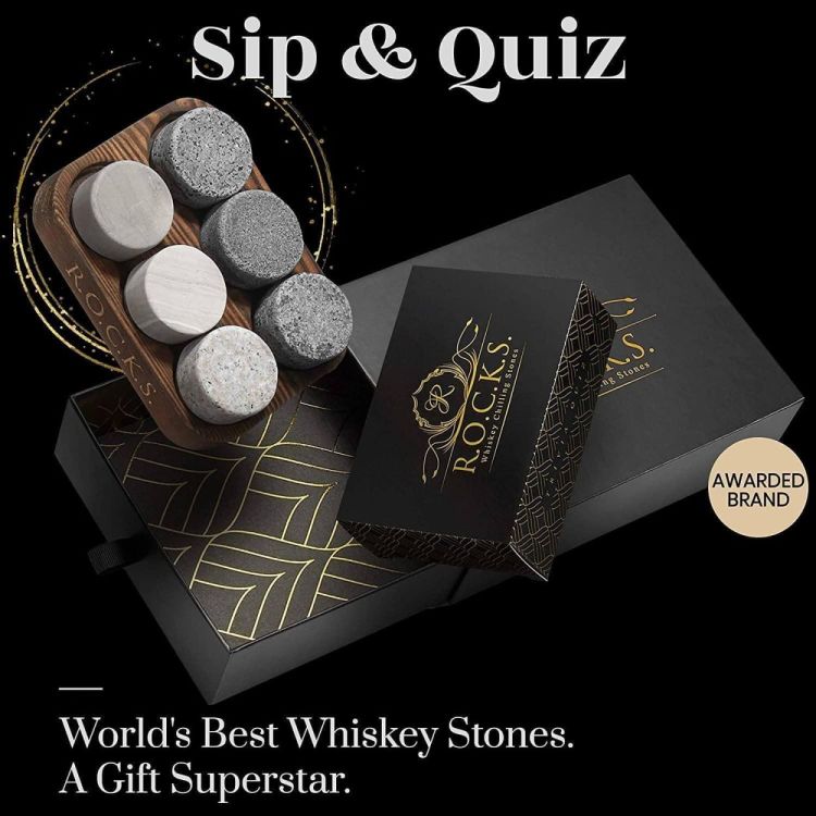 R.O.C.K.S. Whiskey Stones The Rocks x Whiskey Quiz (Multi) - Panache (Koksijde)