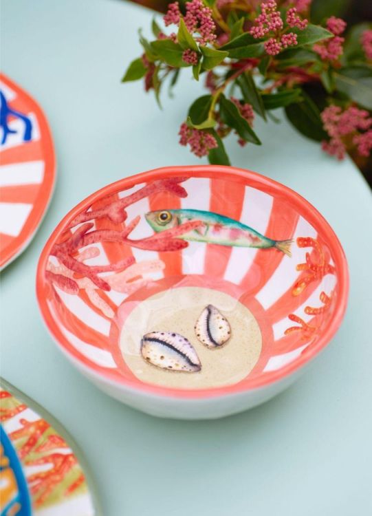 Rose & Tulipani Bowl schelpen 15cm - Litorale (Multi) - Panache (Koksijde)