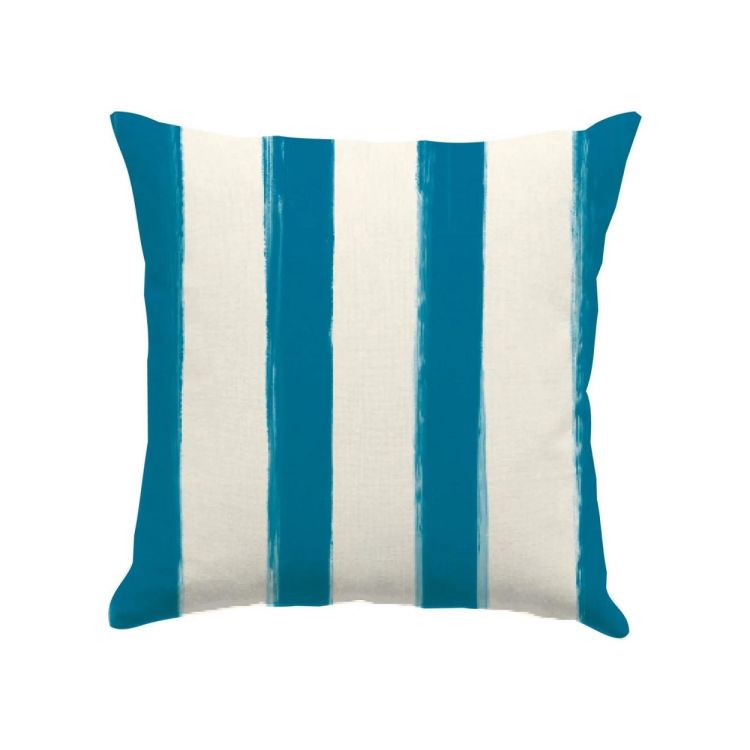 Rose & Tulipani Buitenkussen 45x45cm - Litorale (Blauw) - Panache (Koksijde)
