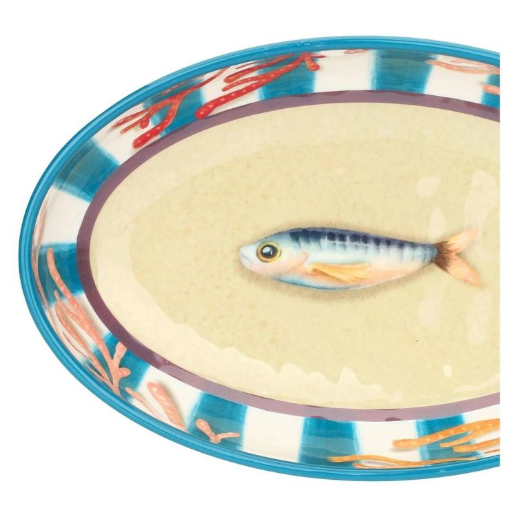 Rose & Tulipani Ovalen kom 24cm - Litorale (Multi) - Panache (Koksijde)