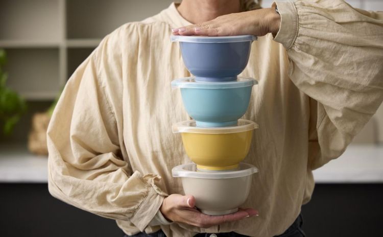 Rosti Set de 4 bols Margrethe 500 ml avec couvercle (Multi) - Panache (Koksijde)