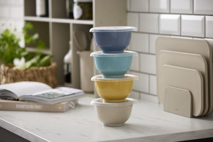 Rosti Set de 4 bols Margrethe 500 ml avec couvercle (Multi) - Panache (Koksijde)