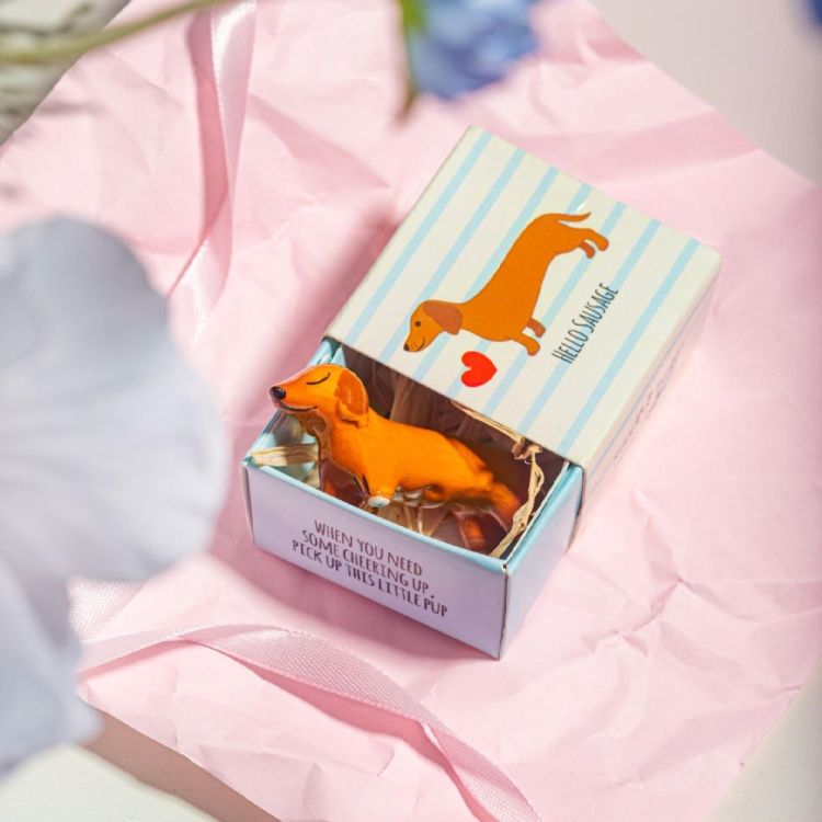 Sass & Belle Porte-bonheur Teckel (Bruin) - Panache (Koksijde)