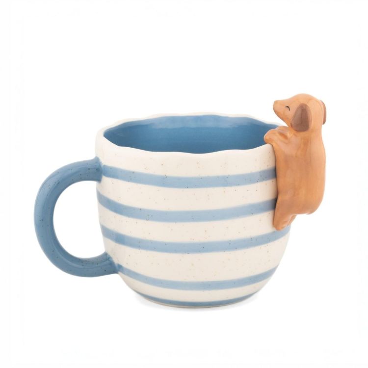Sass & Belle Mug avec Teckel Caché (Blauw) - Panache (Koksijde)