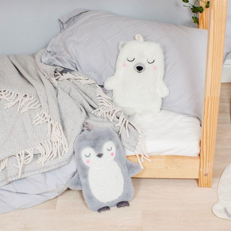 Sass & Belle Pinguïn - warmwaterkruik (Bruin) - Panache (Koksijde)