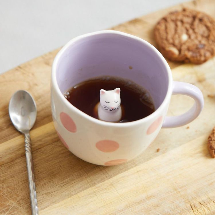 Sass & Belle Mug Surprise avec Chat Caché (Paars) - Panache (Koksijde)