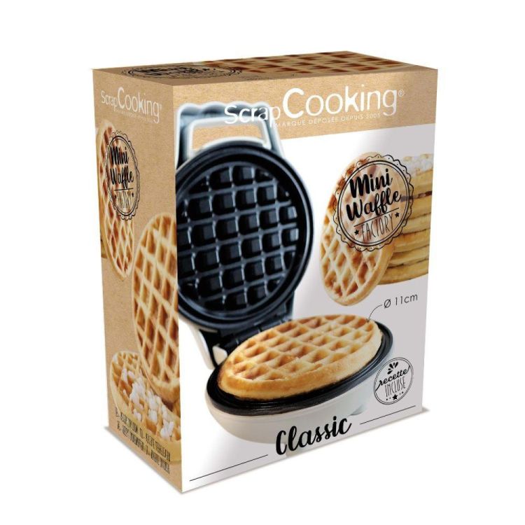 Scrap Cooking Mini wafelijzer classic + Luikse wafel mengeling () - Panache (Koksijde)