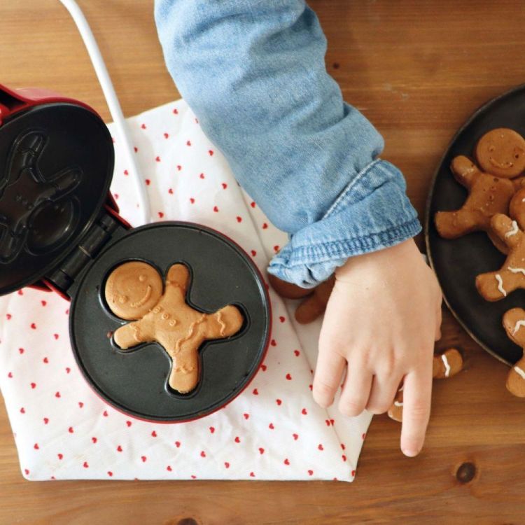 Scrap Cooking Mini wafelijzer gingerbreadman + Gingerbreadman mengeling () - Panache (Koksijde)