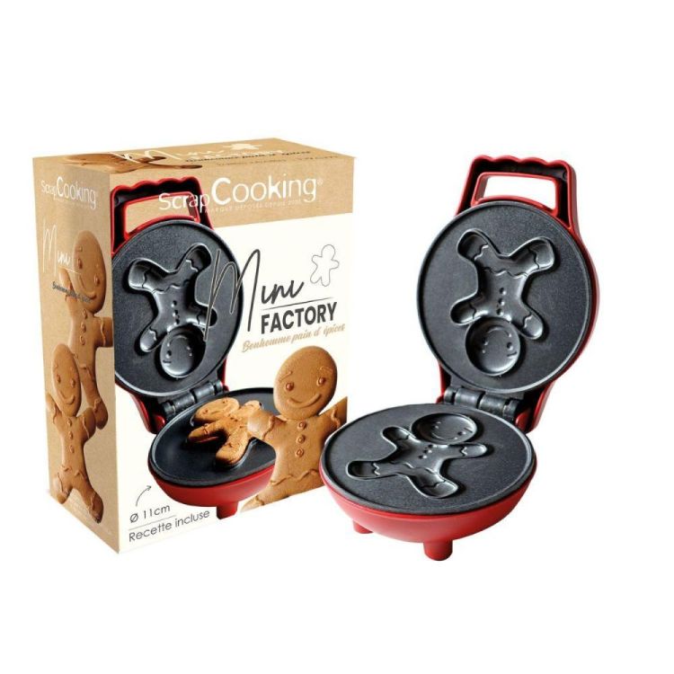 Scrap Cooking Mini wafelijzer gingerbreadman () - Panache (Koksijde)