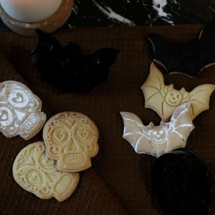 Scrap Cooking Set 2 uitsteekvormpjes met duwer Halloween () - Panache (Koksijde)