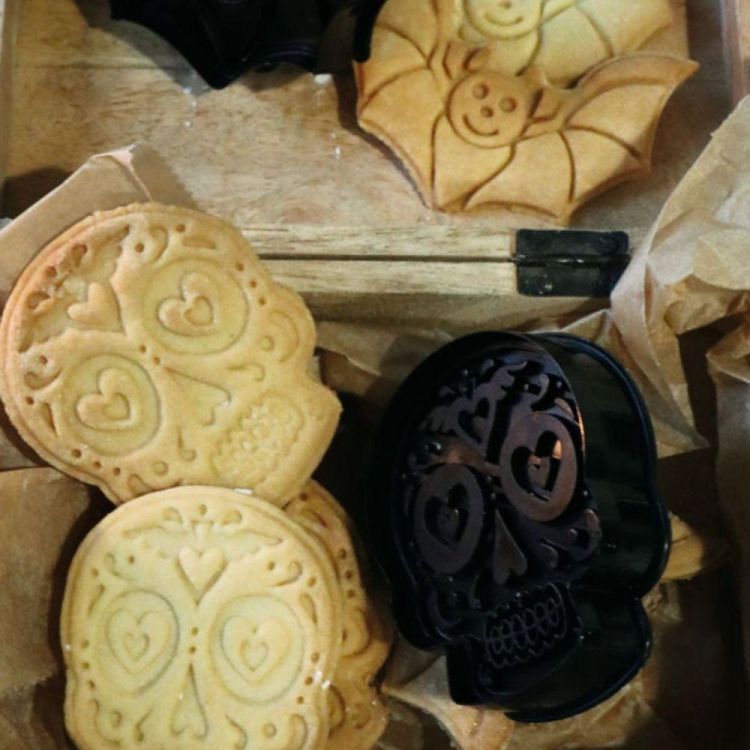 Scrap Cooking Set 2 uitsteekvormpjes met duwer Halloween () - Panache (Koksijde)