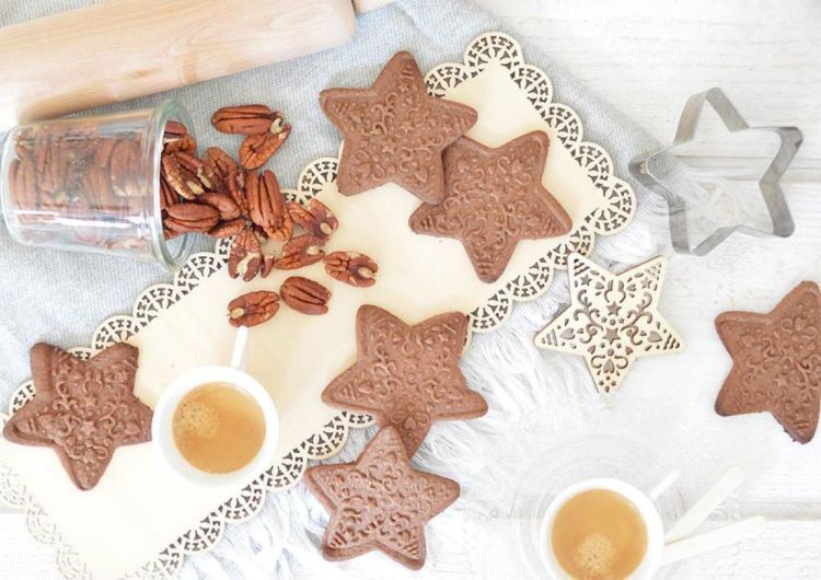 Scrap Cooking Set 3 uitsteekvormen + stempel Kerst (Inox) - Panache (Koksijde)