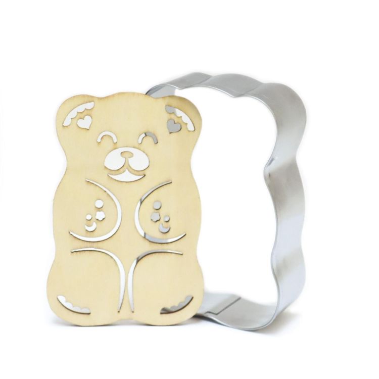 Scrap Cooking Uitsteekvormpje bear + stempel (Blue) - Panache (Koksijde)