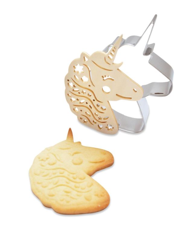 Scrap Cooking Uitsteekvormpje unicorn + stempel (Pink) - Panache (Koksijde)