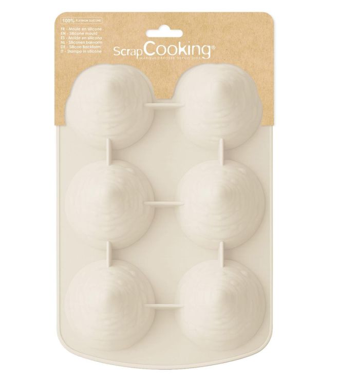 Scrap Cooking Vorm 6 3D-kerstbomen (Beige) - Panache (Koksijde)