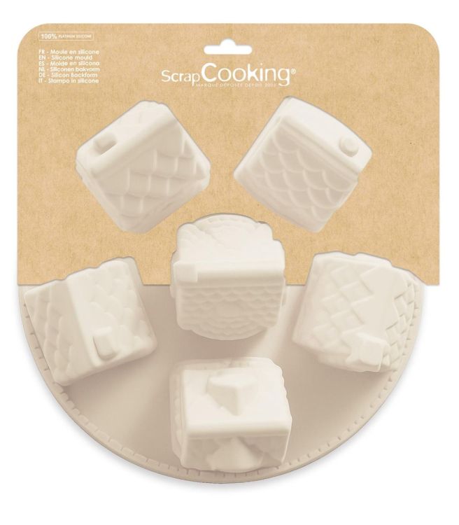 Scrap Cooking Vorm 6 Christmas chalets (Beige) - Panache (Koksijde)