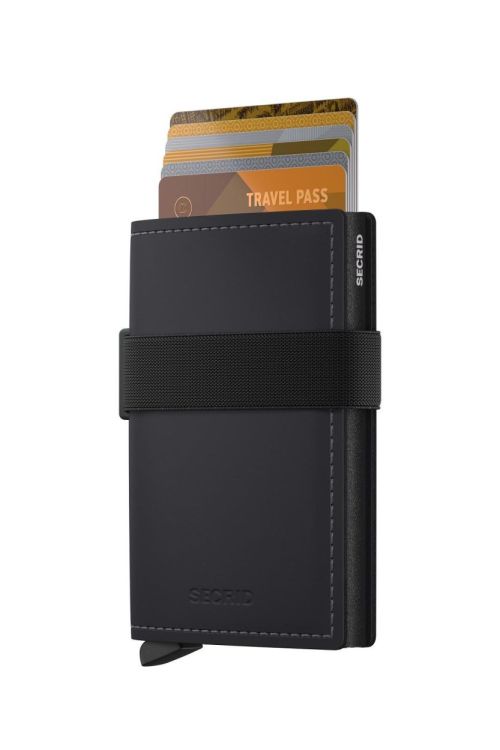 Secrid Bandwallet Matte Leather (Black-Black) - Panache (Koksijde)