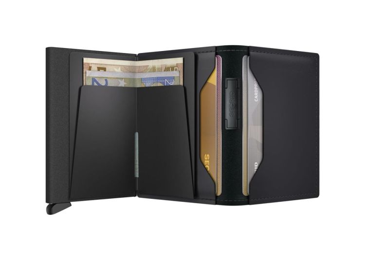 Secrid Bandwallet Matte Leather (Black-Black) - Panache (Koksijde)