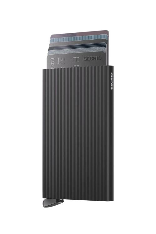 Secrid Cardprotector Fluted PREMIUM+ (Black) - Panache (Koksijde)