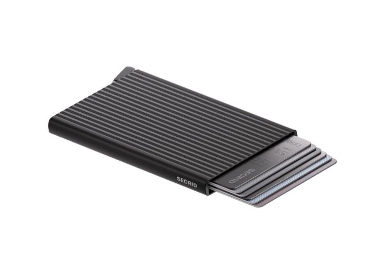 Secrid Cardprotector Fluted PREMIUM+ (Black) - Panache (Koksijde)