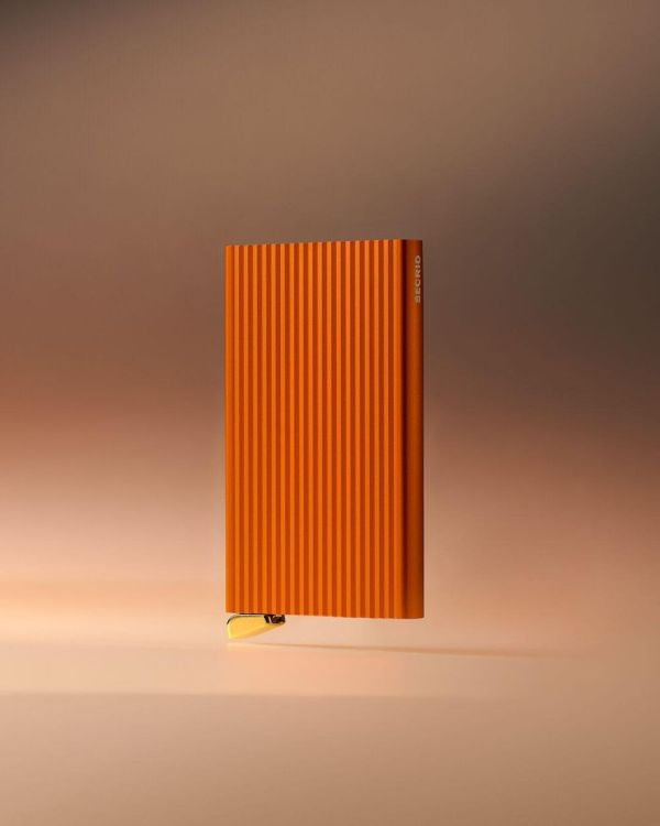 Secrid Cardprotector Fluted PREMIUM+ (Orange) - Panache (Koksijde)