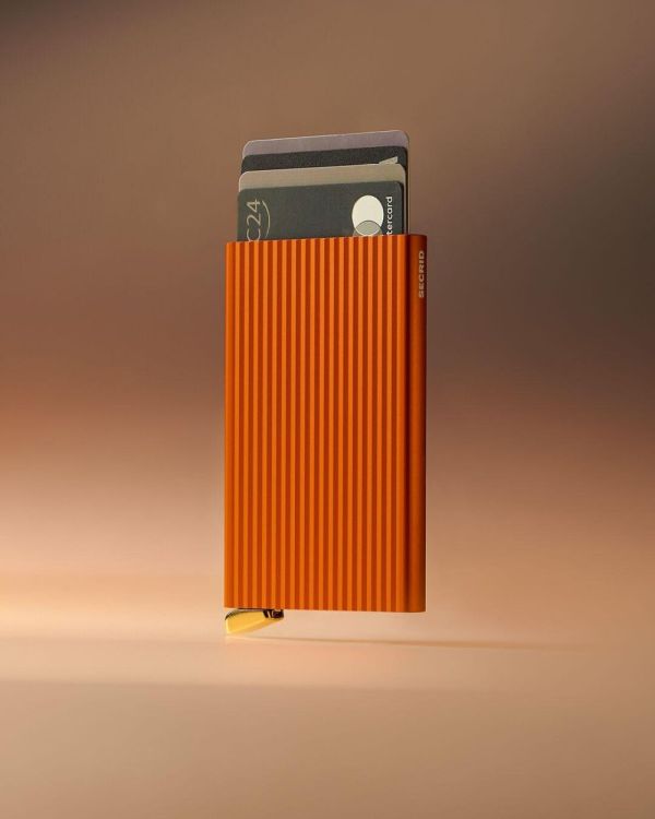 Secrid Cardprotector Fluted PREMIUM+ (Orange) - Panache (Koksijde)