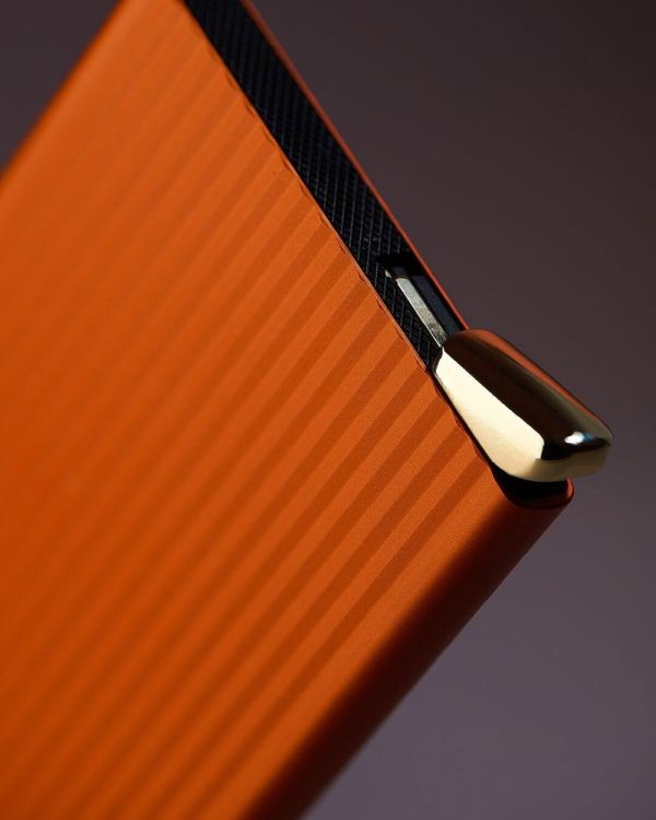 Secrid Cardprotector Fluted PREMIUM+ (Orange) - Panache (Koksijde)