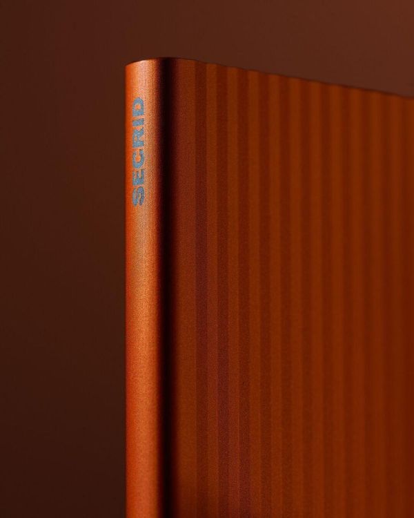 Secrid Cardprotector Fluted PREMIUM+ (Orange) - Panache (Koksijde)