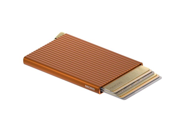 Secrid Cardprotector Fluted PREMIUM+ (Orange) - Panache (Koksijde)