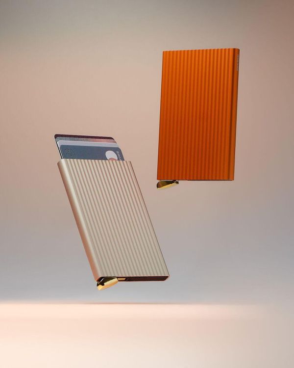 Secrid Cardprotector Fluted PREMIUM+ (Orange) - Panache (Koksijde)