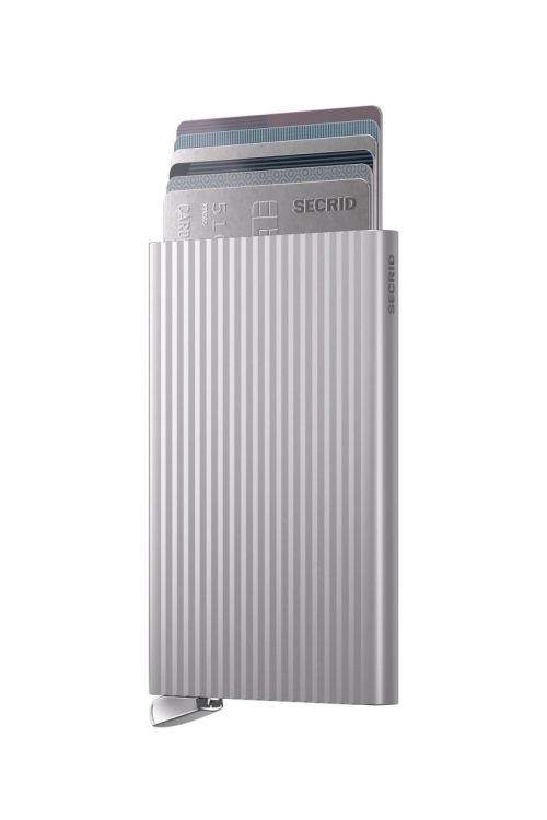 Secrid Cardprotector Fluted PREMIUM+ (Silver) - Panache (Koksijde)