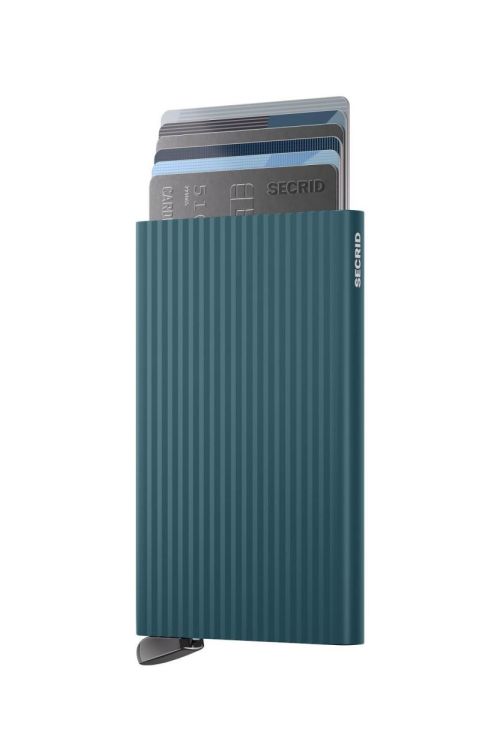 Secrid Cardprotector Fluted PREMIUM+ (Teal) - Panache (Koksijde)