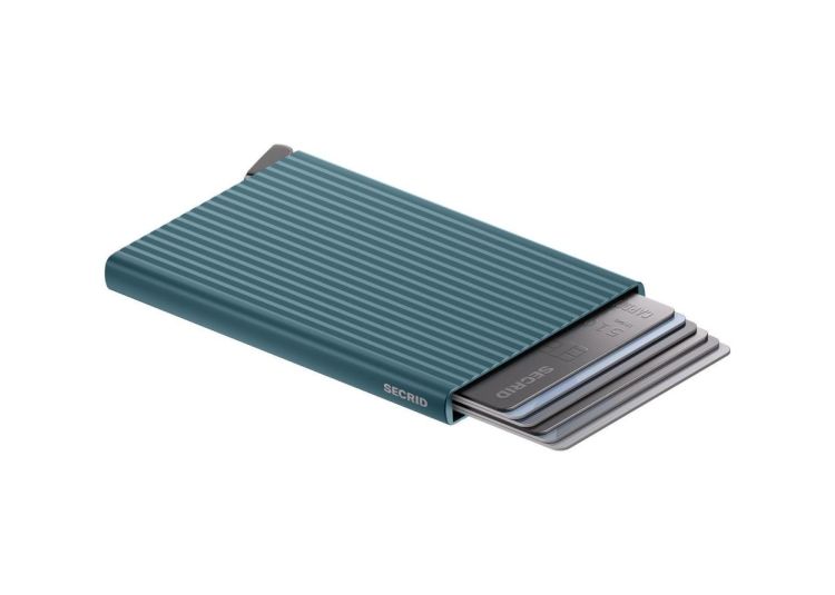 Secrid Cardprotector Fluted PREMIUM+ (Teal) - Panache (Koksijde)