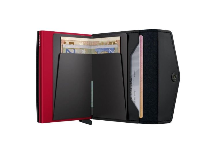 Secrid Envelope Matte (Black & Red) - Panache (Koksijde)
