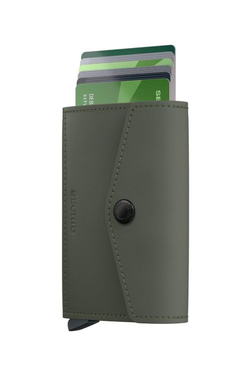 Secrid Envelope Matte (Green-Black) - Panache (Koksijde)