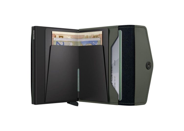 Secrid Envelope Matte (Green-Black) - Panache (Koksijde)