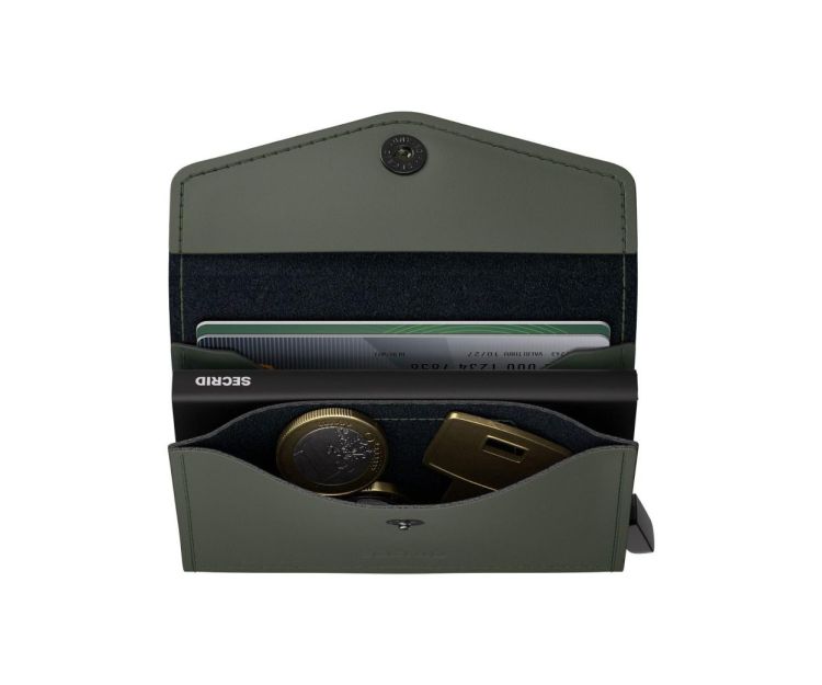 Secrid Envelope Matte (Green-Black) - Panache (Koksijde)