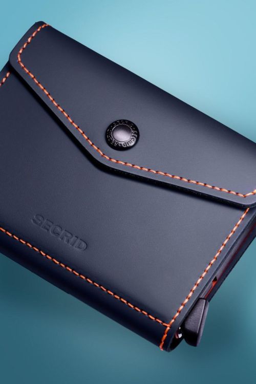 Secrid Envelope Matte (Nightblue & Orange) - Panache (Koksijde)