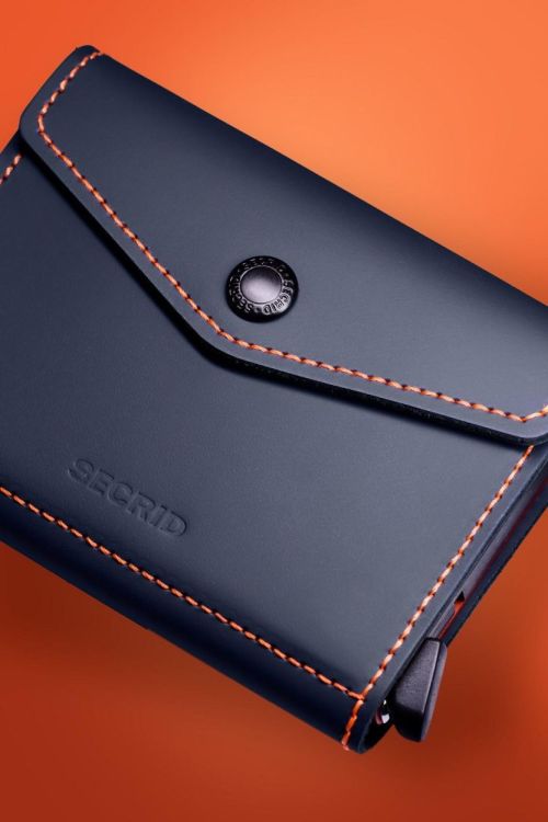 Secrid Envelope Matte (Nightblue & Orange) - Panache (Koksijde)