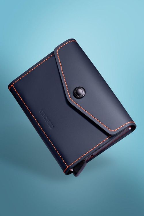 Secrid Envelope Matte (Nightblue & Orange) - Panache (Koksijde)