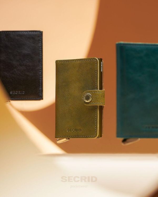 Secrid Miniwallet Basco PREMIUM+ (Olive) - Panache (Koksijde)
