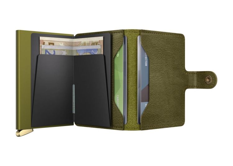 Secrid Miniwallet Basco PREMIUM+ (Olive) - Panache (Koksijde)