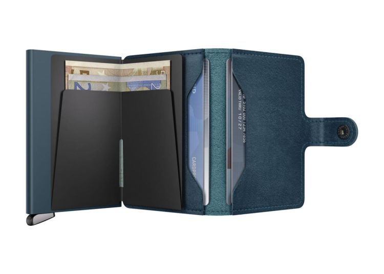 Secrid Miniwallet Basco PREMIUM+ (Teal) - Panache (Koksijde)